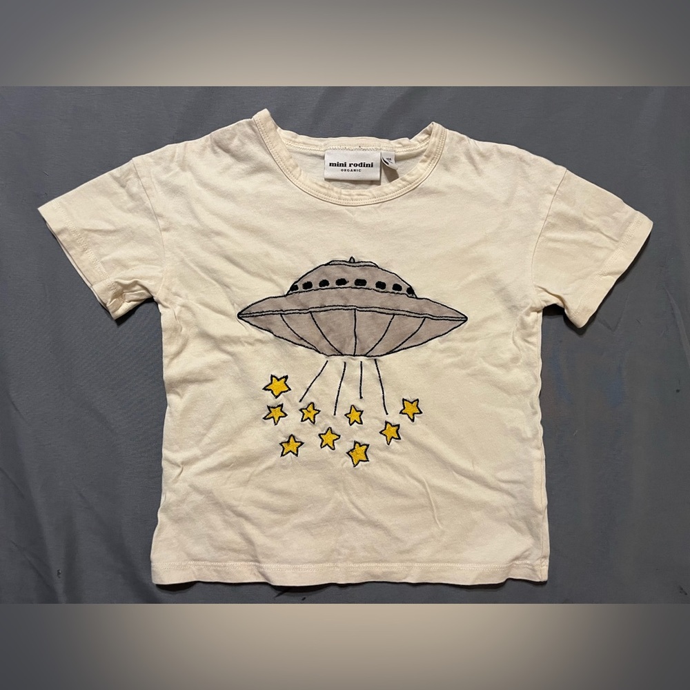 Mini Rodini spaceship tshirt